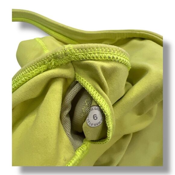 Lululemon Yellow Crop Top Size 6 - Picture 5 of 5